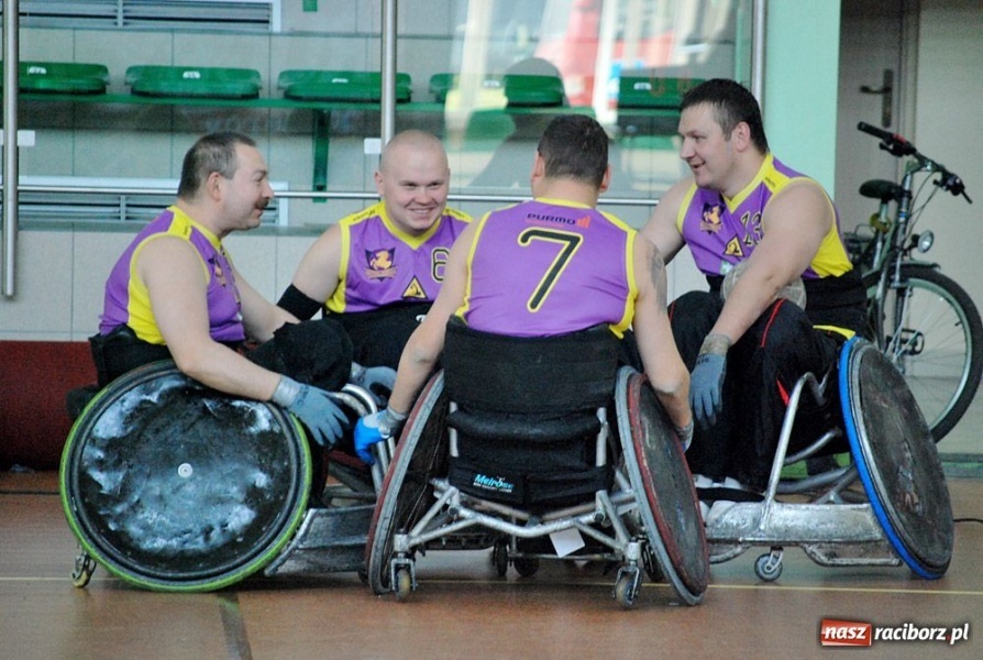 Zdjęcie w galerii na portalu naszraciborz.pl: Wheelchair Rugby w Arenie Rafako wiadomości z regionu