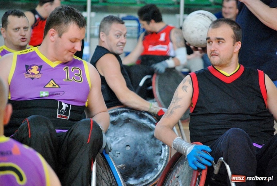 Zdjęcie w galerii na portalu naszraciborz.pl: Wheelchair Rugby w Arenie Rafako wiadomości z regionu