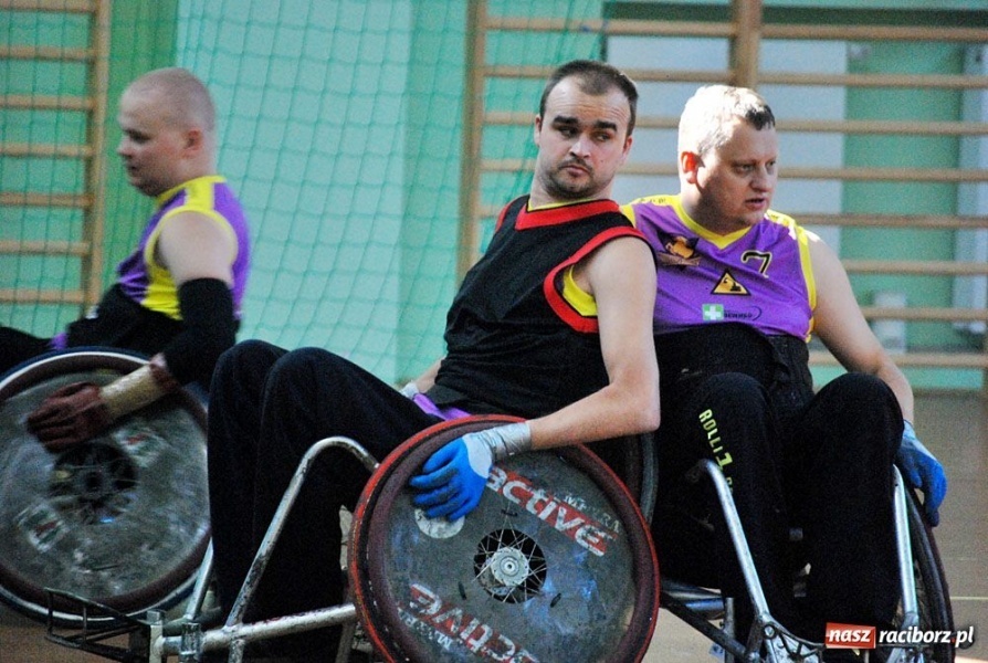 Zdjęcie w galerii na portalu naszraciborz.pl: Wheelchair Rugby w Arenie Rafako wiadomości z regionu