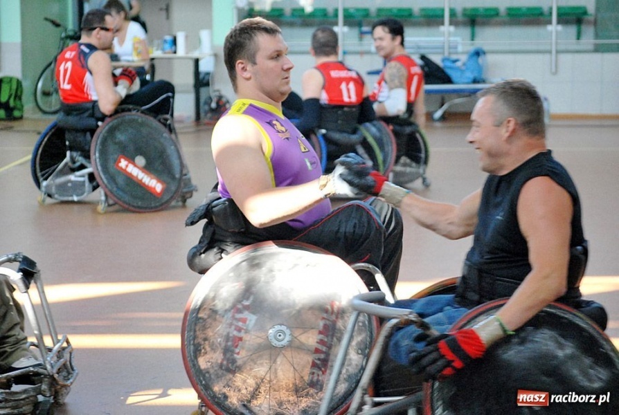 Zdjęcie w galerii na portalu naszraciborz.pl: Wheelchair Rugby w Arenie Rafako wiadomości z regionu