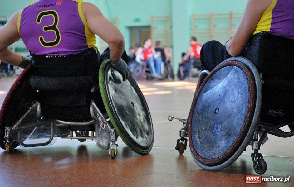 Zdjęcie w galerii na portalu naszraciborz.pl: Wheelchair Rugby w Arenie Rafako wiadomości z regionu