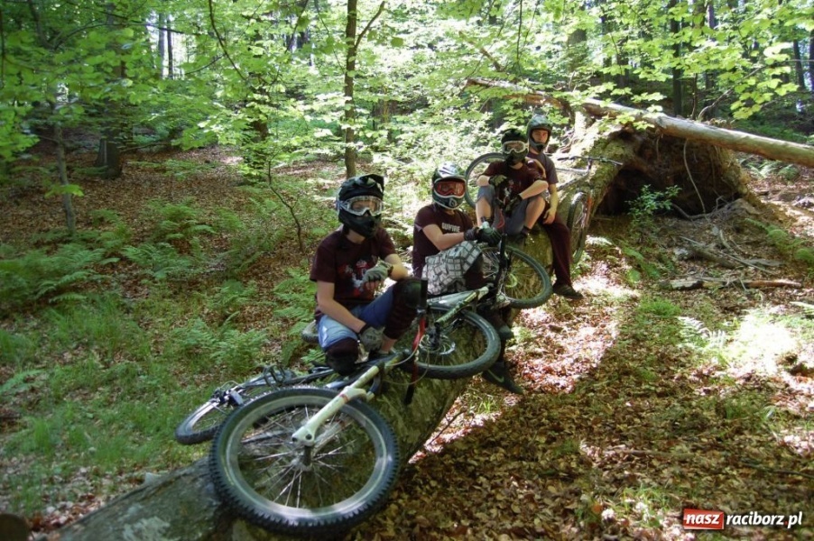Zdjęcie w galerii na portalu naszraciborz.pl: Raciborscy downhillowcy w akcji wiadomości z regionu