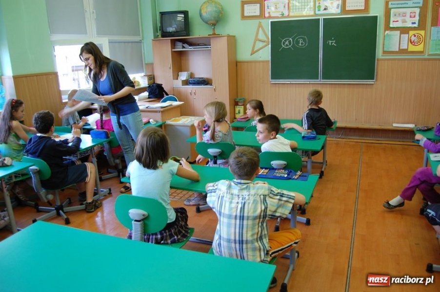Zdjęcie w galerii na portalu naszraciborz.pl: Na trzecioklasistów czekał test wiadomości z regionu