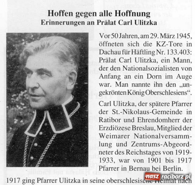 Zdjęcie w galerii na portalu naszraciborz.pl: Archiwum Der Ratiborer część I wiadomości z regionu