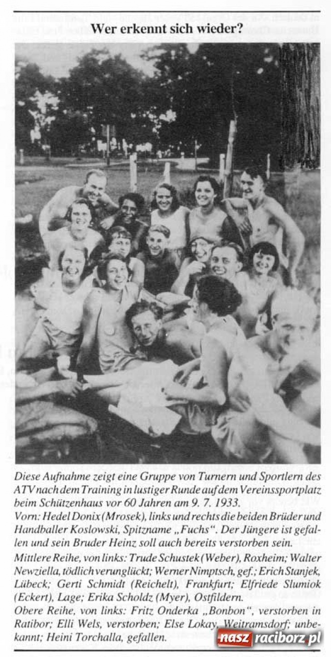 Zdjęcie w galerii na portalu naszraciborz.pl: Archiwum Der Ratiborer część I wiadomości z regionu