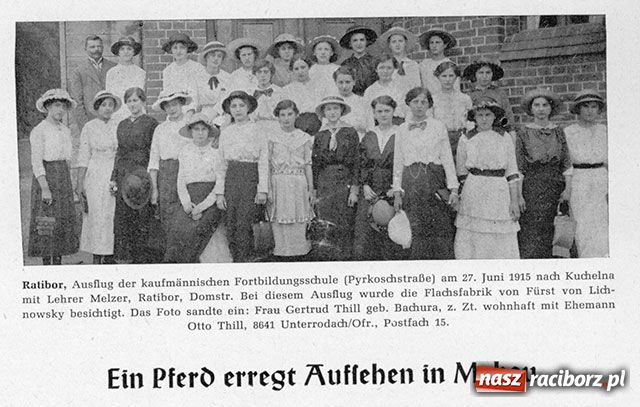 Zdjęcie w galerii na portalu naszraciborz.pl: Archiwum Der Ratiborer część I wiadomości z regionu