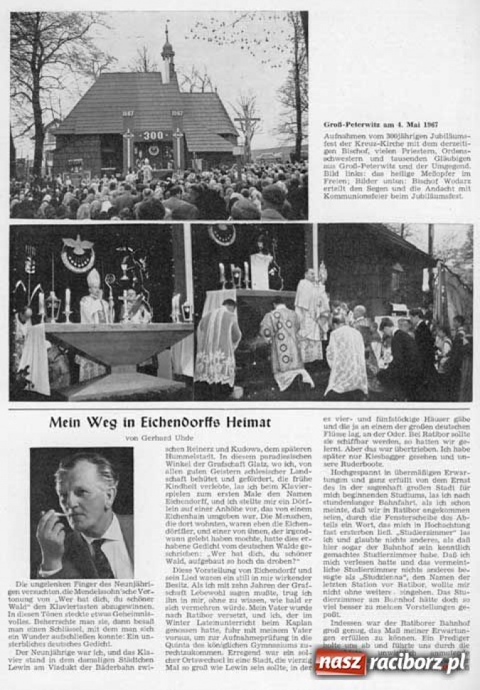 Zdjęcie w galerii na portalu naszraciborz.pl: Archiwum Der Ratiborer część I wiadomości z regionu