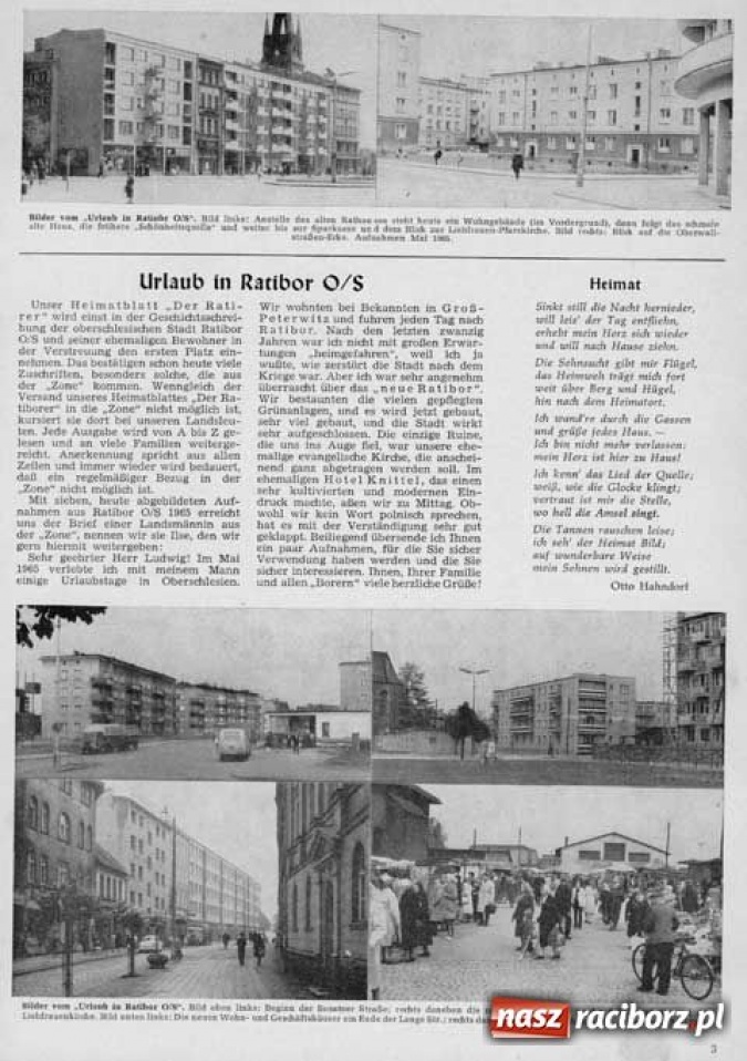 Zdjęcie w galerii na portalu naszraciborz.pl: Archiwum Der Ratiborer część I wiadomości z regionu