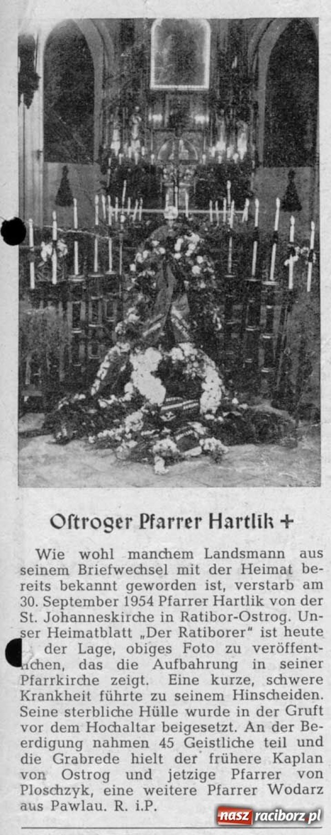 Zdjęcie w galerii na portalu naszraciborz.pl: Archiwum Der Ratiborer część I wiadomości z regionu