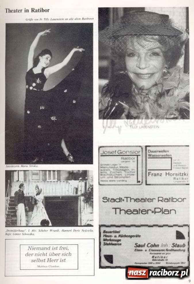 Zdjęcie w galerii na portalu naszraciborz.pl: Archiwum Der Ratiborer część I wiadomości z regionu