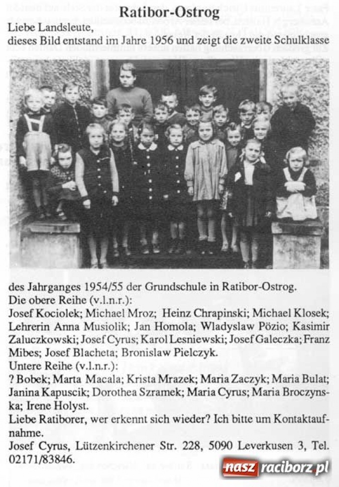 Zdjęcie w galerii na portalu naszraciborz.pl: Archiwum Der Ratiborer część I wiadomości z regionu