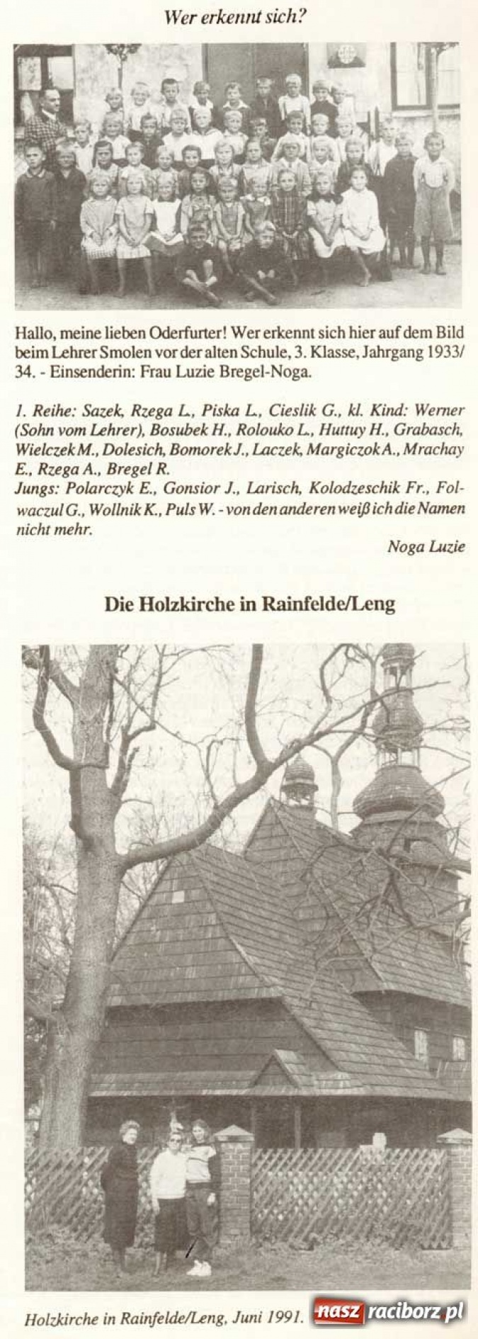 Zdjęcie w galerii na portalu naszraciborz.pl: Archiwum Der Ratiborer część I wiadomości z regionu