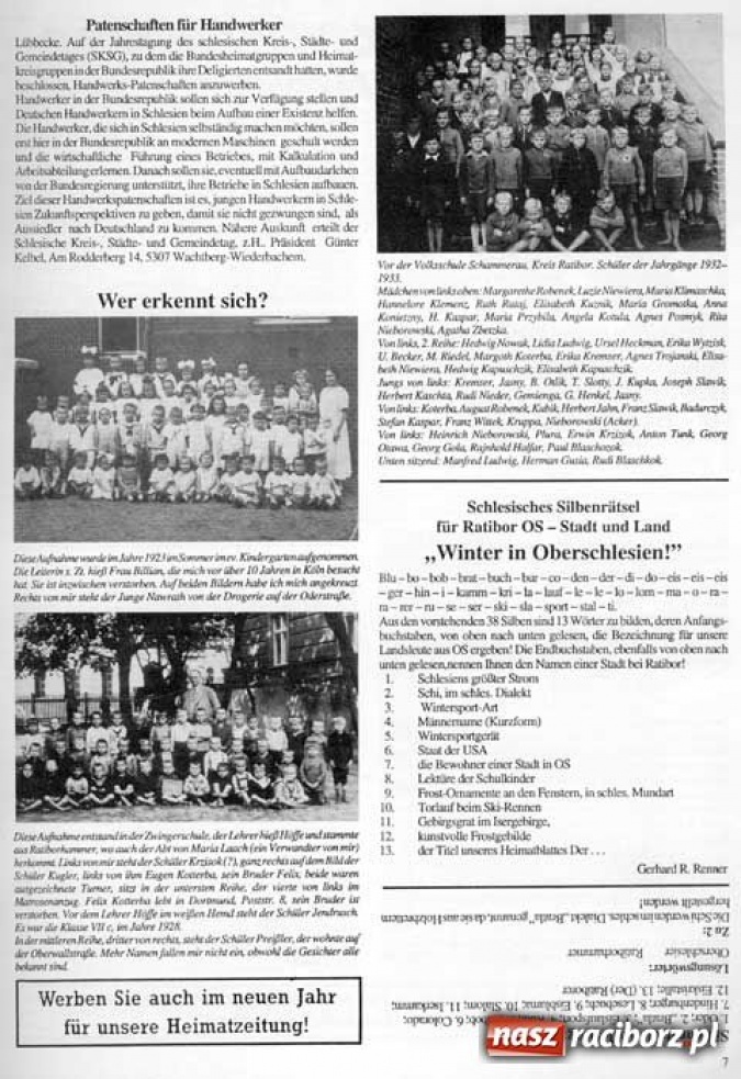 Zdjęcie w galerii na portalu naszraciborz.pl: Archiwum Der Ratiborer część I wiadomości z regionu