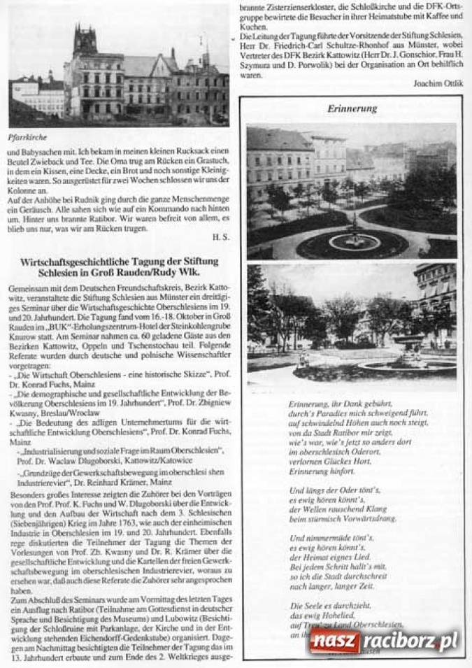 Zdjęcie w galerii na portalu naszraciborz.pl: Archiwum Der Ratiborer część I wiadomości z regionu