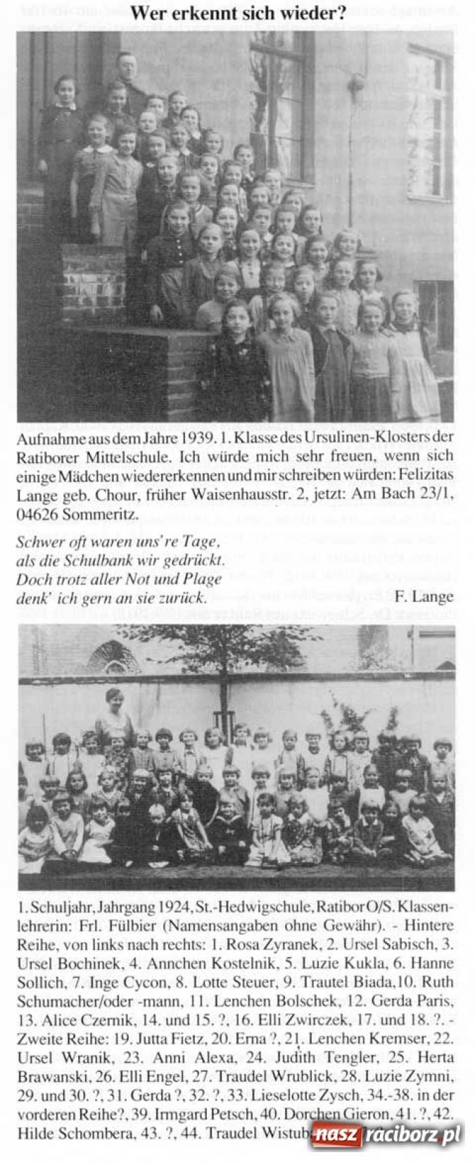 Zdjęcie w galerii na portalu naszraciborz.pl: Archiwum Der Ratiborer część I wiadomości z regionu