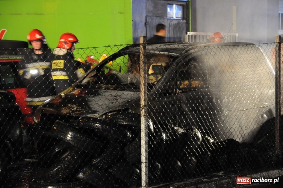 Zdjęcie w galerii na portalu naszraciborz.pl: Spalone opony, auta i pożar mieszkania wiadomości z regionu