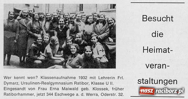 Zdjęcie w galerii na portalu naszraciborz.pl: Archiwum Der Ratiborer część 2 wiadomości z regionu