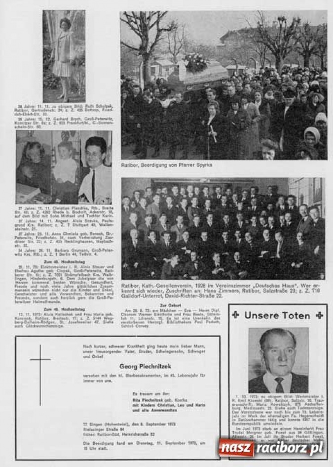 Zdjęcie w galerii na portalu naszraciborz.pl: Archiwum Der Ratiborer część 2 wiadomości z regionu