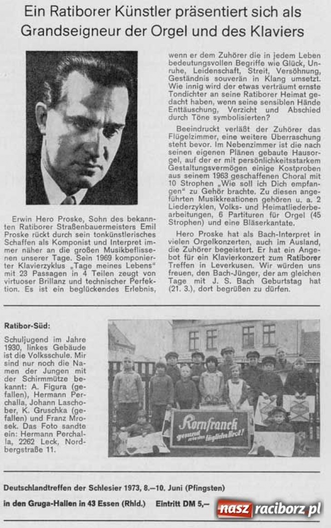 Zdjęcie w galerii na portalu naszraciborz.pl: Archiwum Der Ratiborer część 2 wiadomości z regionu