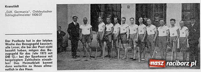 Zdjęcie w galerii na portalu naszraciborz.pl: Archiwum Der Ratiborer część 2 wiadomości z regionu
