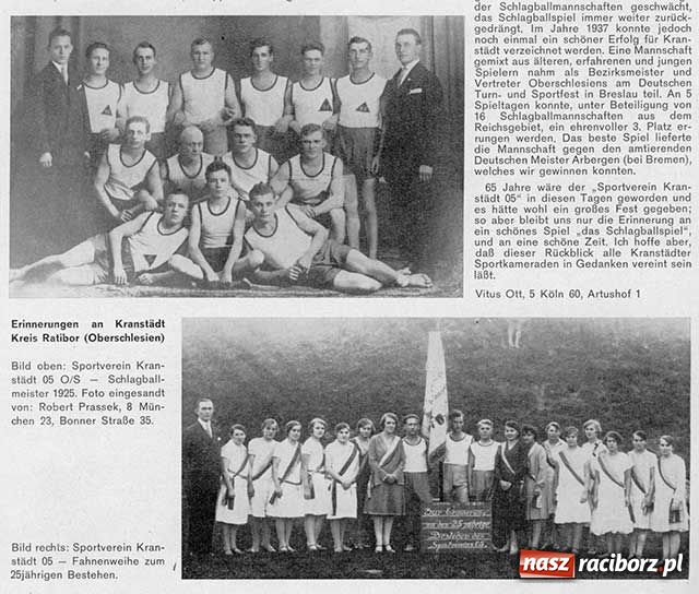 Zdjęcie w galerii na portalu naszraciborz.pl: Archiwum Der Ratiborer część 2 wiadomości z regionu