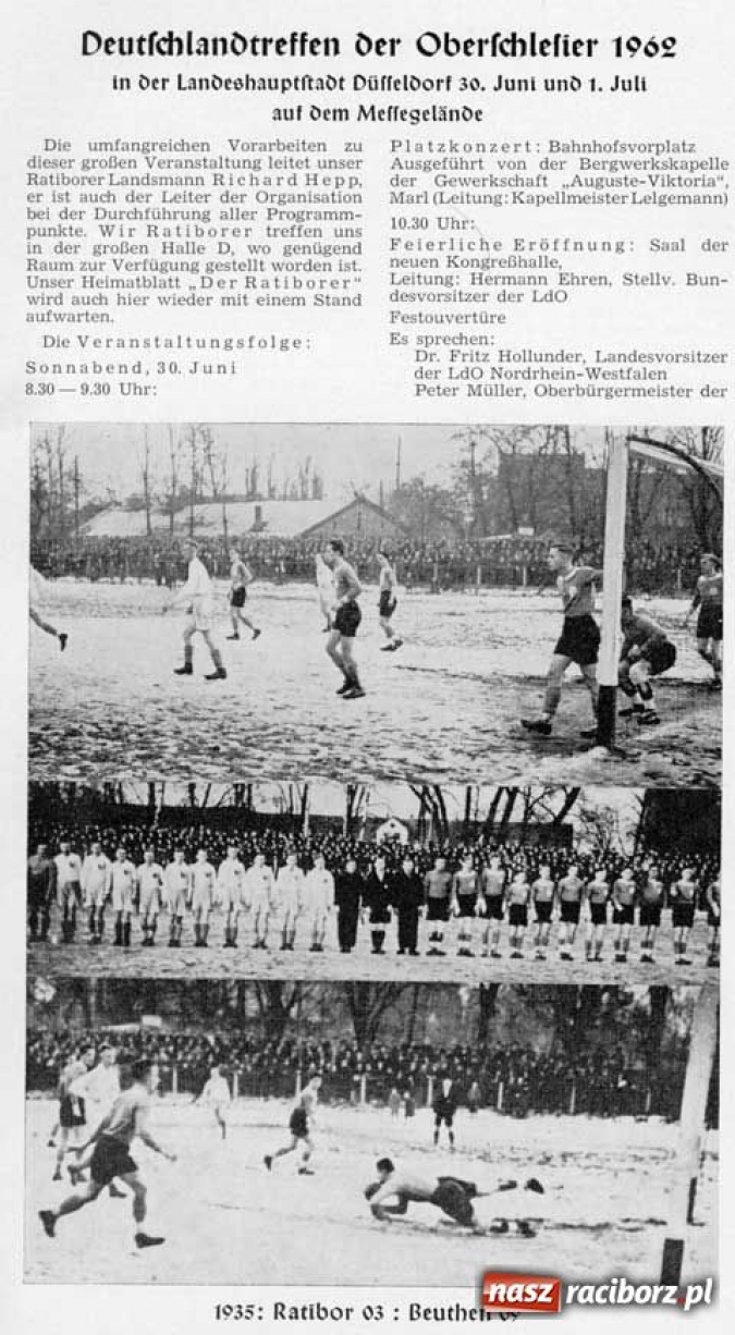 Zdjęcie w galerii na portalu naszraciborz.pl: Archiwum Der Ratiborer część 2 wiadomości z regionu
