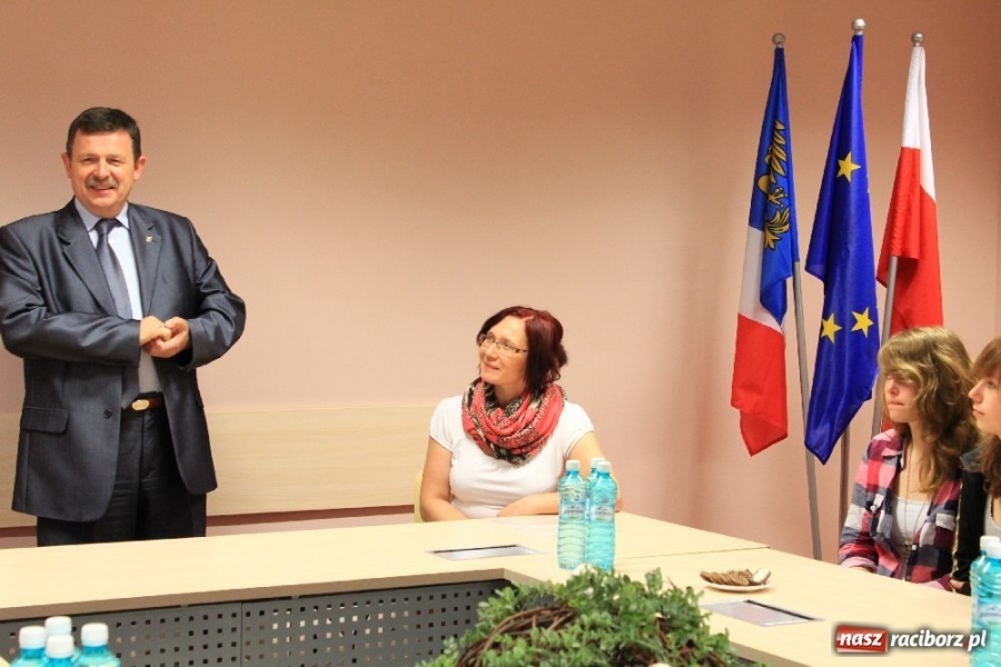Zdjęcie w galerii na portalu naszraciborz.pl: Młodzież z Balve spotkała się ze starostą wiadomości z regionu