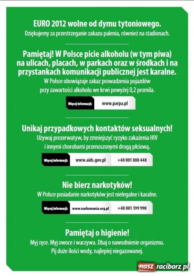 Zdjęcie w galerii na portalu naszraciborz.pl: Kampania Społeczna Kibicuj Zdrowiu wiadomości z regionu