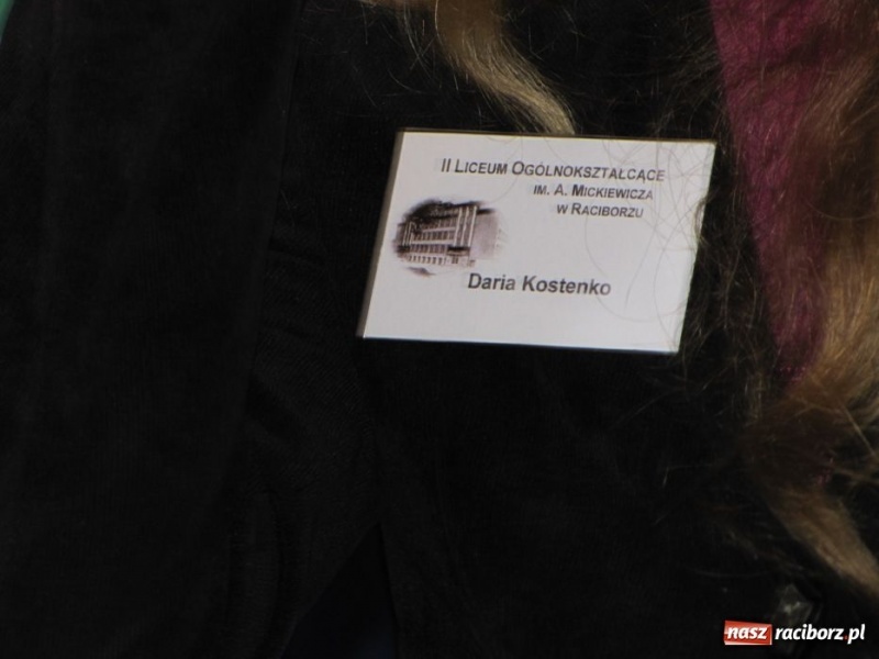 Zdjęcie w galerii na portalu naszraciborz.pl: Ukraińcy na eko-konferencji w II LO wiadomości z regionu