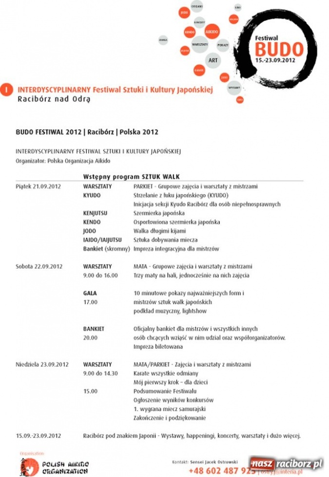 Zdjęcie w galerii na portalu naszraciborz.pl: Bliskie spotkania z Japonią w Raciborzu wiadomości z regionu