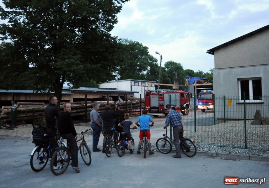 Zdjęcie w galerii na portalu naszraciborz.pl: Pożar w tworkowskim tartaku wiadomości z regionu