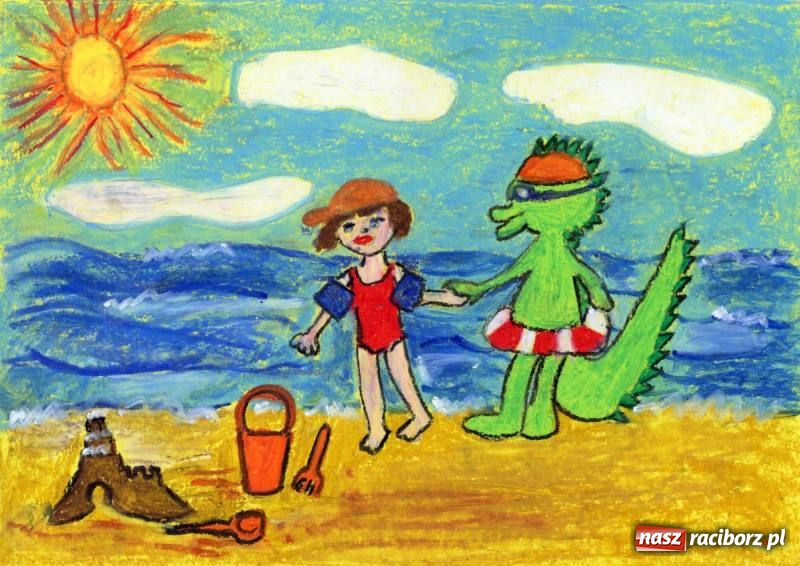Zdjęcie w galerii na portalu naszraciborz.pl: Konkurs Moje wakacje z Dinkiem wiadomości z regionu