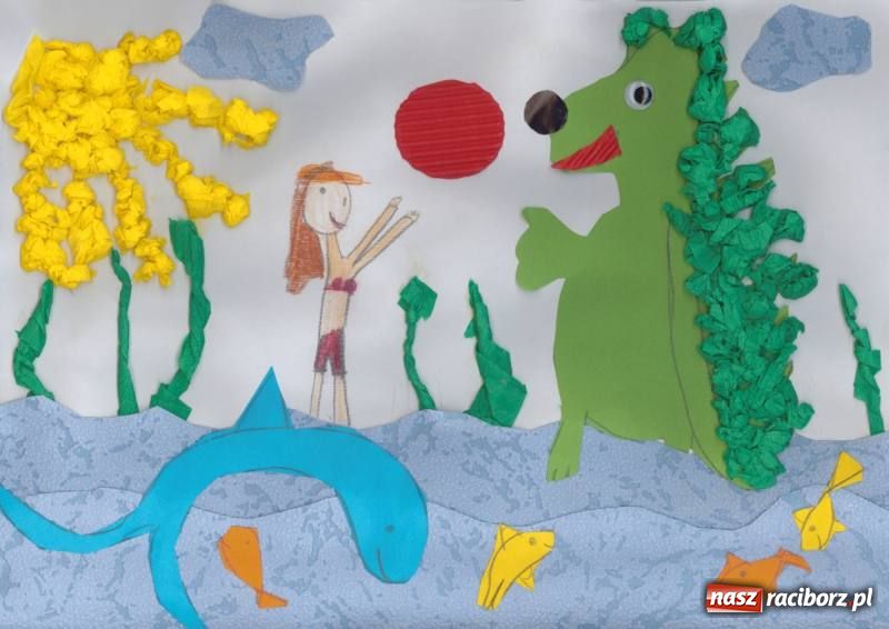 Zdjęcie w galerii na portalu naszraciborz.pl: Konkurs Moje wakacje z Dinkiem wiadomości z regionu