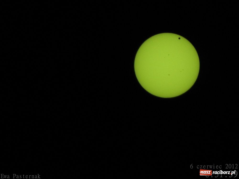 Zdjęcie w galerii na portalu naszraciborz.pl: Tranzyt Wenus widziany z Raciborza wiadomości z regionu