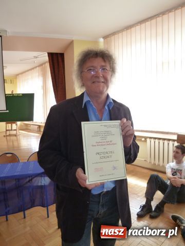 Zdjęcie w galerii na portalu naszraciborz.pl: Przyjaciel szkoły wiadomości z regionu