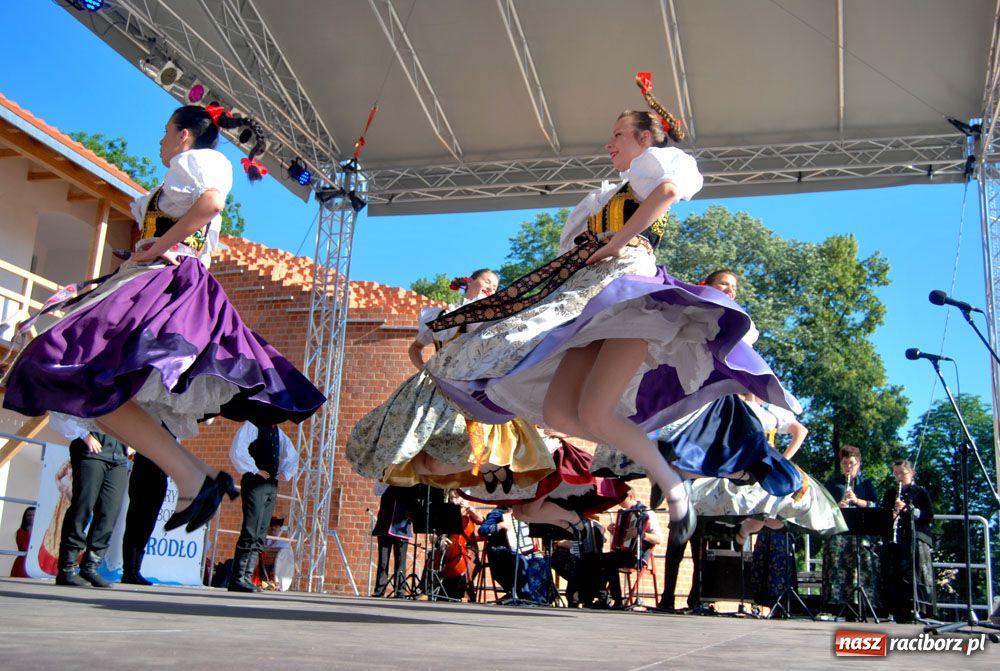 Zdjęcie w galerii na portalu naszraciborz.pl: Zamek kolorowy folklorem wiadomości z regionu