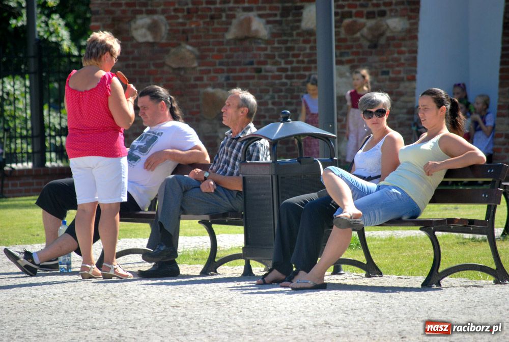 Zdjęcie w galerii na portalu naszraciborz.pl: Zamek kolorowy folklorem wiadomości z regionu
