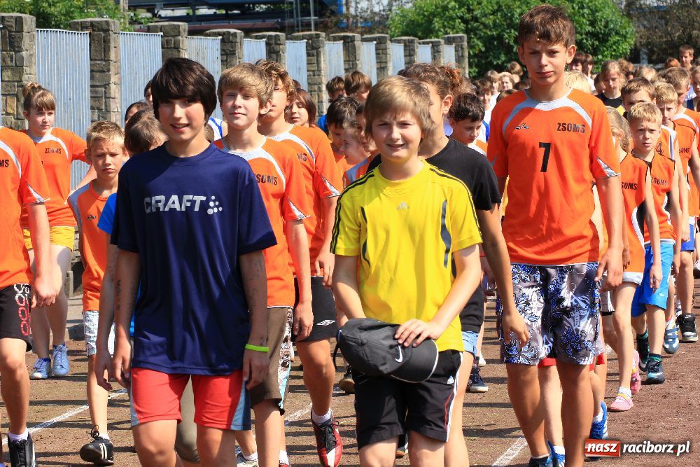 Zdjęcie w galerii na portalu naszraciborz.pl: Memoriał Janusza Kusocińskiego w ZSOMS wiadomości z regionu