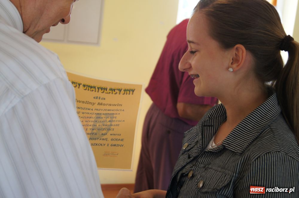 Zdjęcie w galerii na portalu naszraciborz.pl: W Rudniku wyróżniono najzdolniejszych wiadomości z regionu