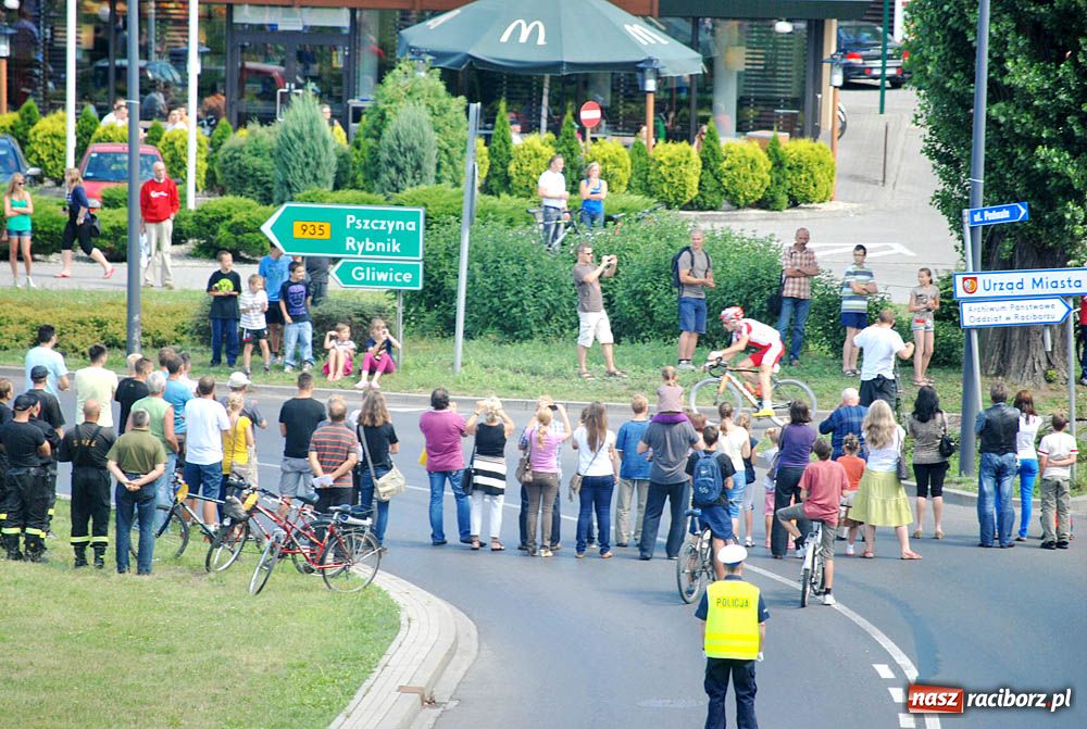 Zdjęcie w galerii na portalu naszraciborz.pl: Tour de Pologne przejechał przez Racibórz wiadomości z regionu