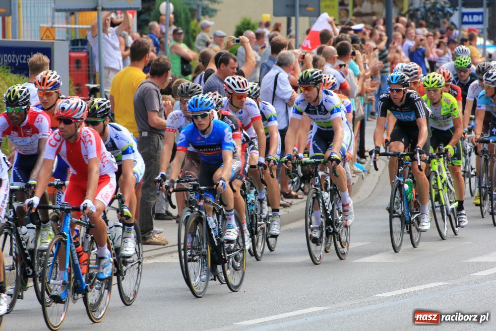 Zdjęcie w galerii na portalu naszraciborz.pl: Tour de Pologne przejechał przez Racibórz wiadomości z regionu