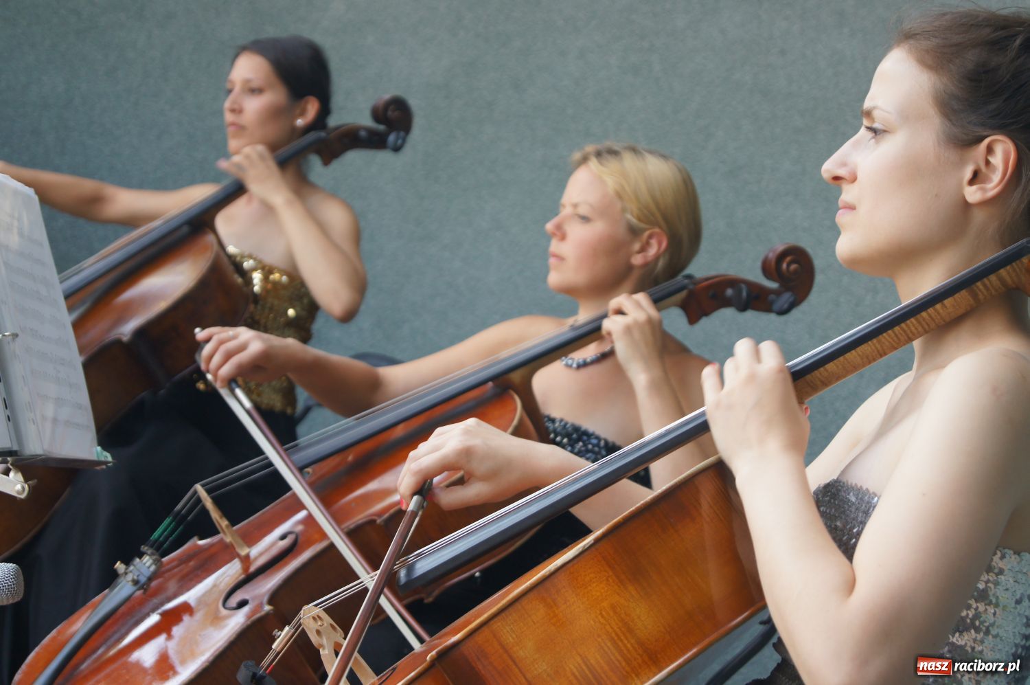 Zdjęcie w galerii na portalu naszraciborz.pl: Damski Kwartet zagrał w Parku Roth wiadomości z regionu
