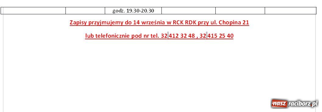Zdjęcie w galerii na portalu naszraciborz.pl: RCK zaprasza ma zajęcia artystyczne wiadomości z regionu