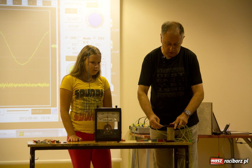 Zdjęcie w galerii na portalu naszraciborz.pl: Doświadczenia z prądem na zamku wiadomości z regionu