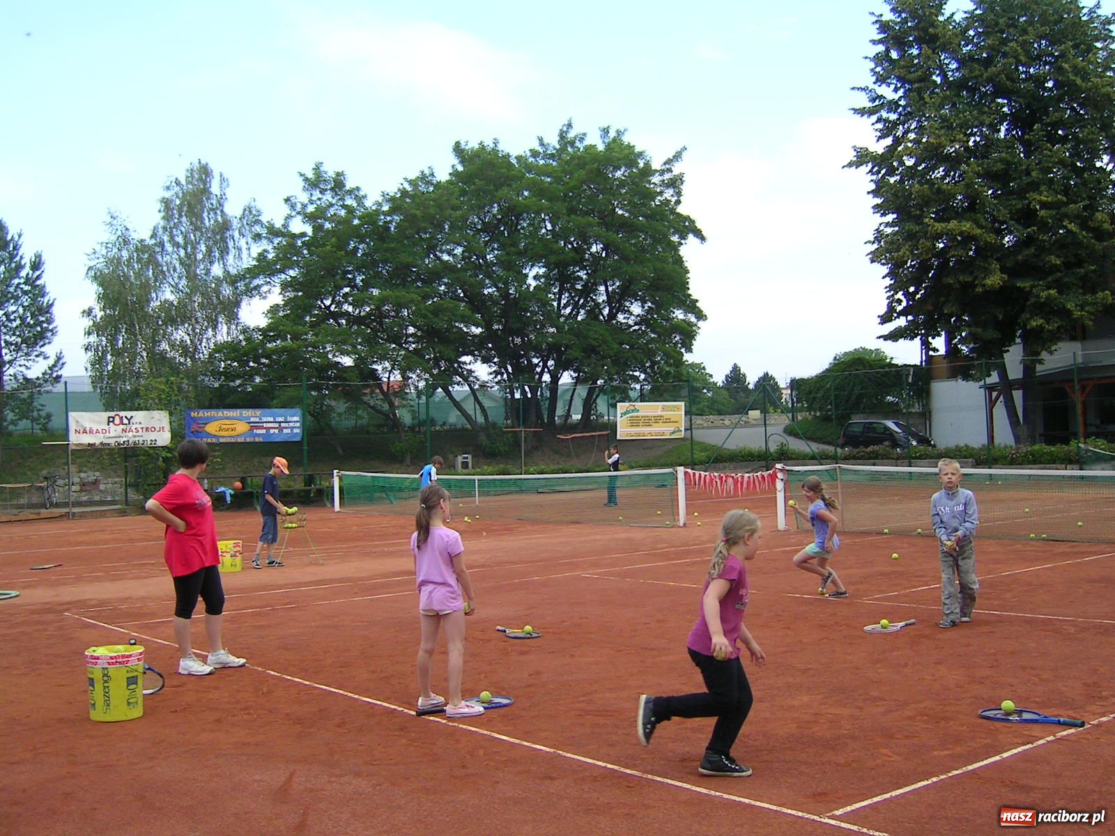 Zdjęcie w galerii na portalu naszraciborz.pl: Bezpłatna nauka tenisa ziemnego  wiadomości z regionu