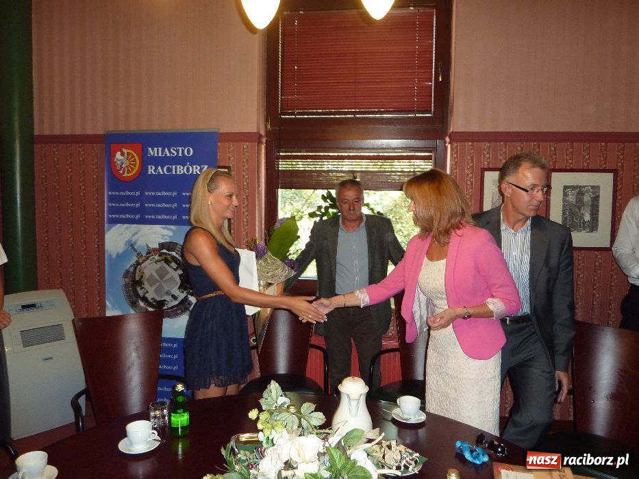 Zdjęcie w galerii na portalu naszraciborz.pl: Olimpijczycy z wizytą u prezydenta wiadomości z regionu