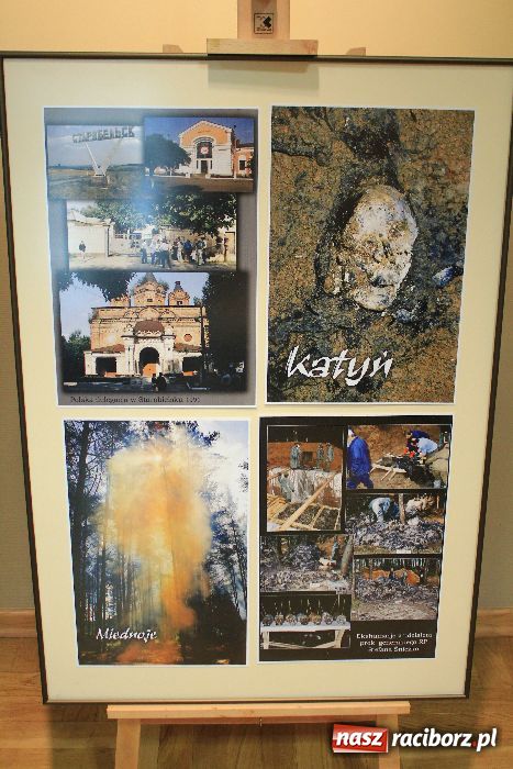 Zdjęcie w galerii na portalu naszraciborz.pl: Katyń. Doły śmierci. Wystawa w RCK wiadomości z regionu