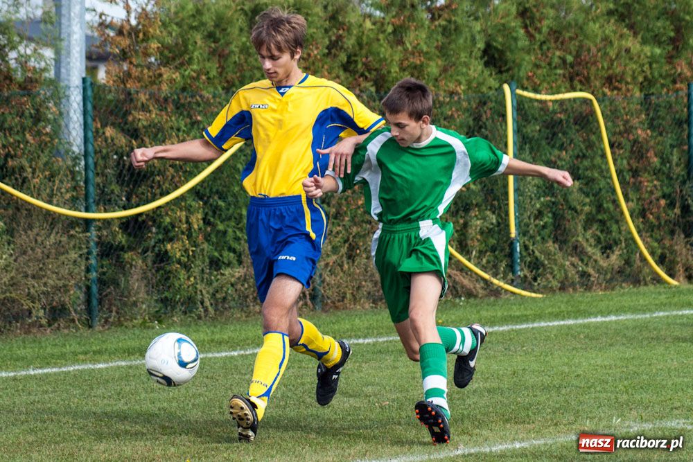 Zdjęcie w galerii na portalu naszraciborz.pl: Grad goli w derbach Raciborza wiadomości z regionu