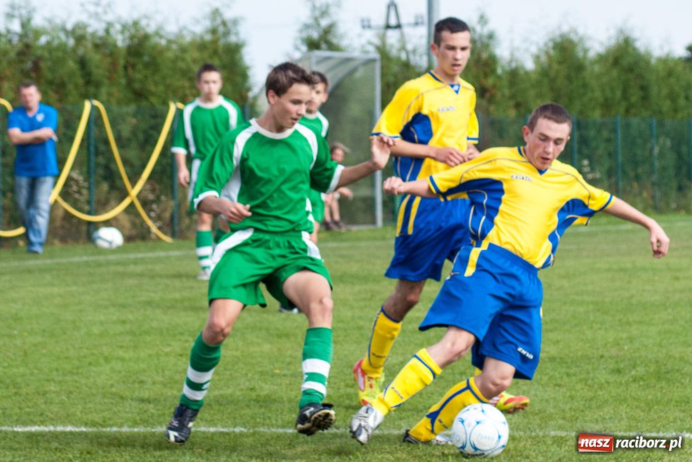 Zdjęcie w galerii na portalu naszraciborz.pl: Grad goli w derbach Raciborza wiadomości z regionu