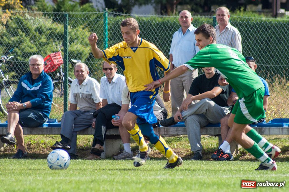 Zdjęcie w galerii na portalu naszraciborz.pl: Grad goli w derbach Raciborza wiadomości z regionu